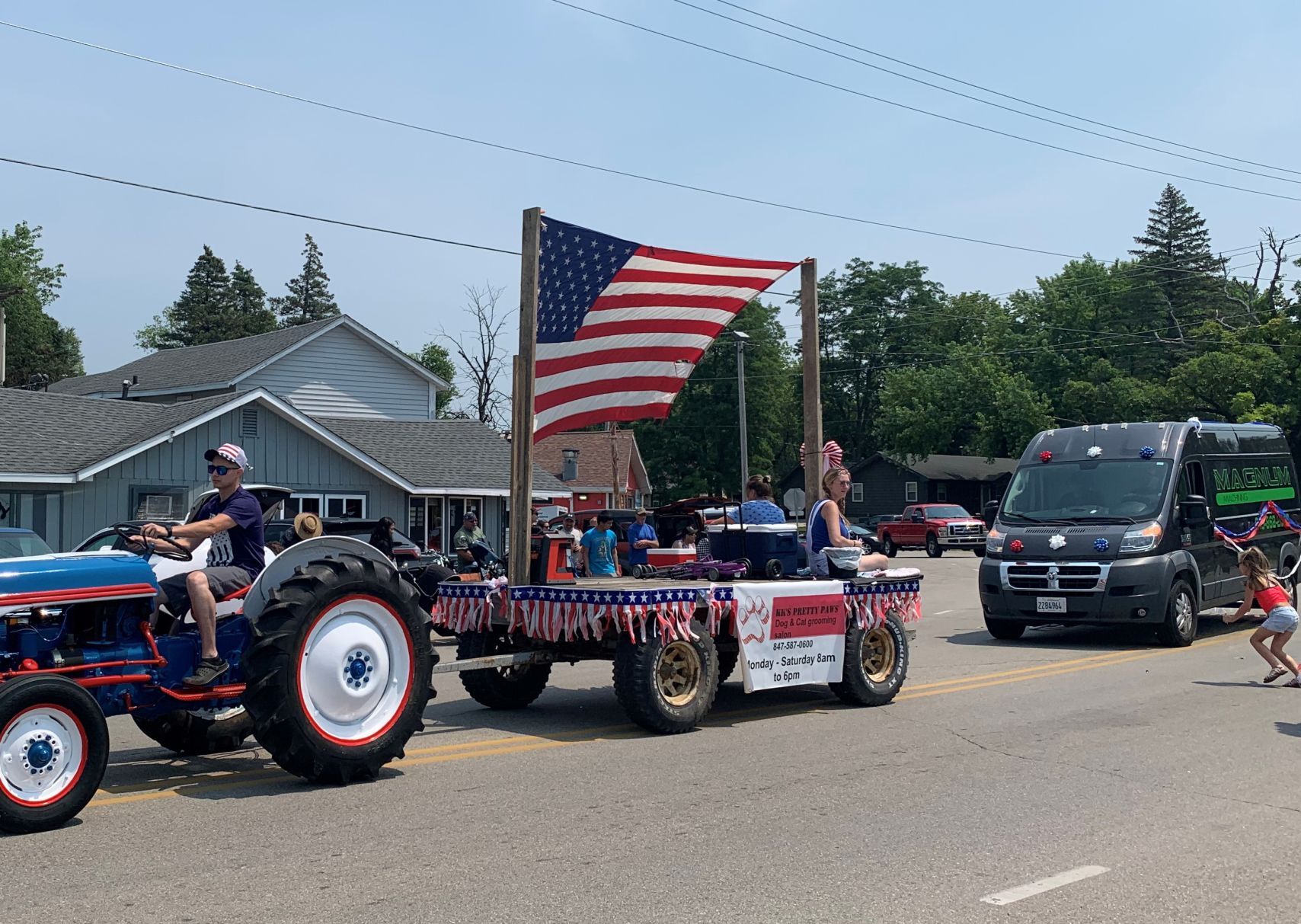 Red, white and blue